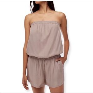 Aritzia Azure Skies Cropsey Romper Sz Medium